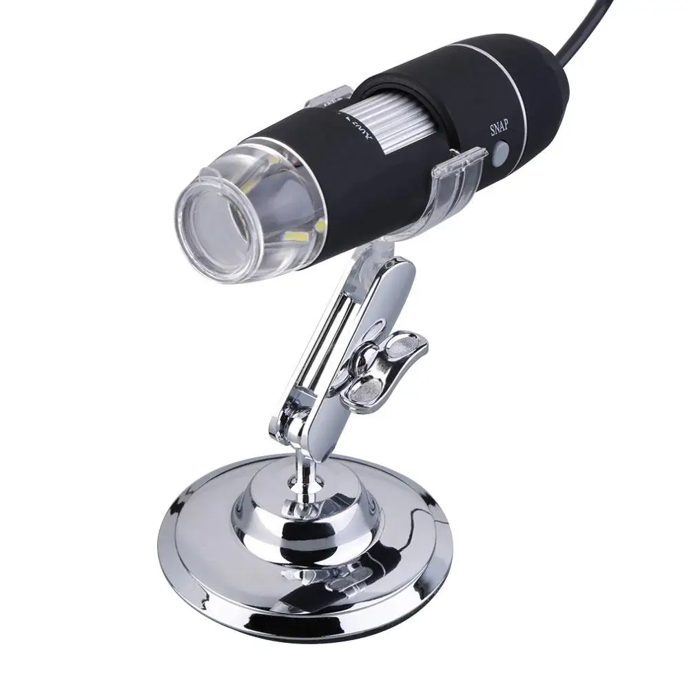 

50-500X 2MP USB LED Microscope Endoscope CMOS Camera Magnifier w/ Stand