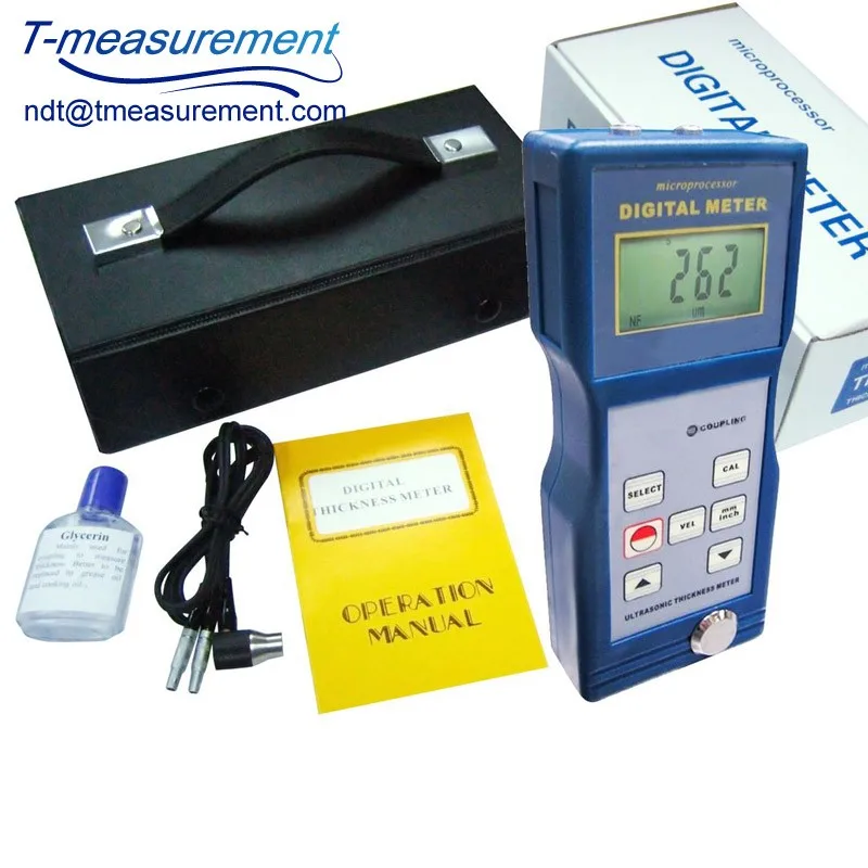 

TM 8811 Portable Digital Ultrasonic wall thickness gauge, Width Measuring Instruments, test steel, cast iron, aluminum etc.
