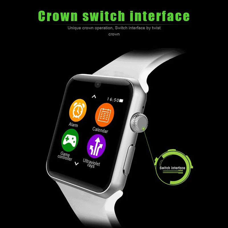  MOMOTS DM09 Full Touch Screen Camera Smart Watch Support SIM Card Phone Call Sleep Monitor Smart Ba