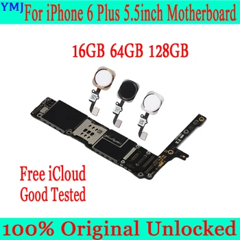 

For Original iPhone 6 Plus 5.5inch Motherboard 16GB 64GB 128GB IOS System Full Unlocked with Touch ID Logic Board Good Working