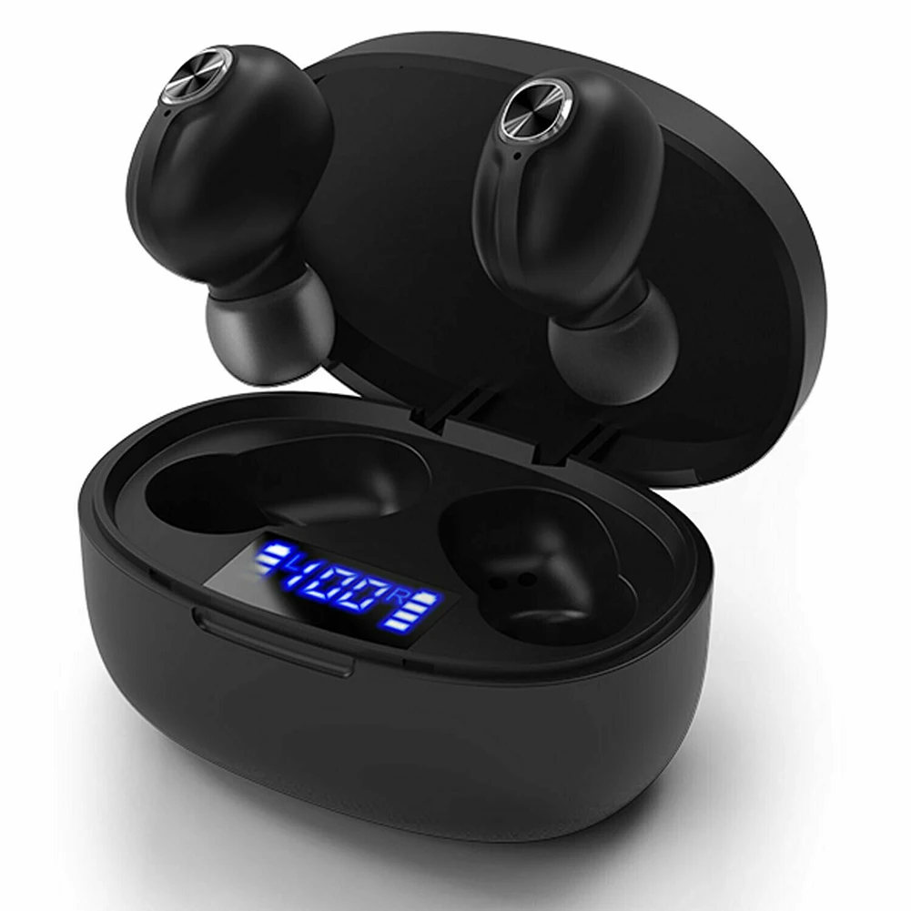 Bluetooth 5 0 TWS Wireless Stereo In Ear Earphones Headset with Charging Box Phone Accessories ABS Material