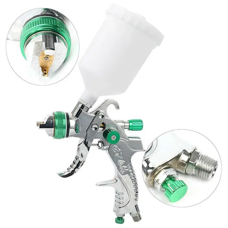 

Mini Air Paint HVLP Spray Gun Gravity Feed Vehicle Car Paint Airbrush Pro Cake Spraying Gun For Painting Car Aerograph