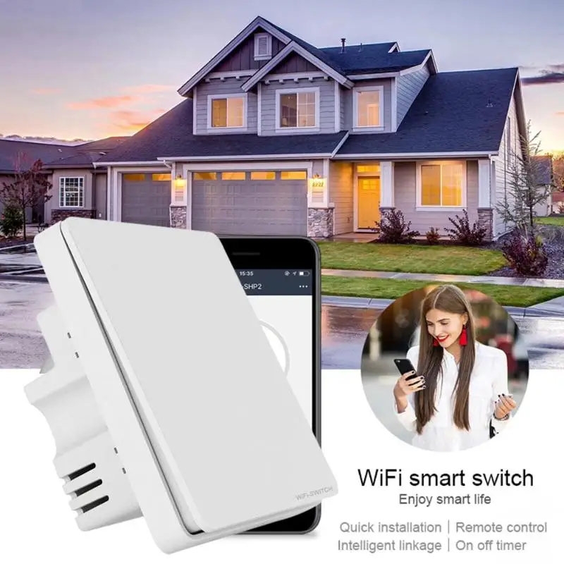Прочный умный переключатель деликатная текстура 86 Тип Zigbee Беспроводной Смарт WiFi Пульт дистанционного управления настенный переключатель приложение управление переключатель