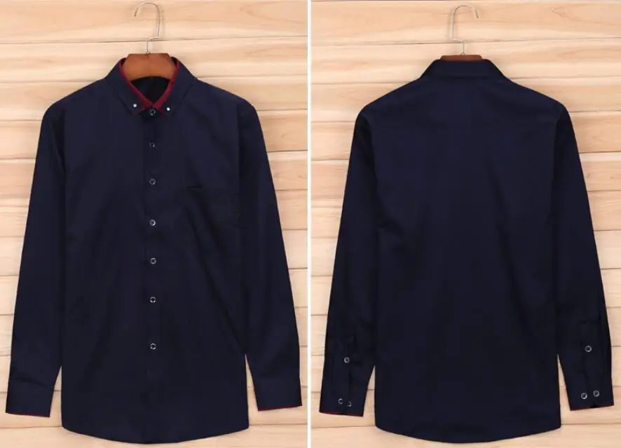 Spring Men Wedding Shirt Formal Long Sleeve Plus Size Dress Shirts 3XL 4XL 9XL 10XL 14XL dress shirts