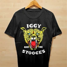 Iggy And The stoogees Cheetah Футболка-3Xl черная футболка наивысшего качества