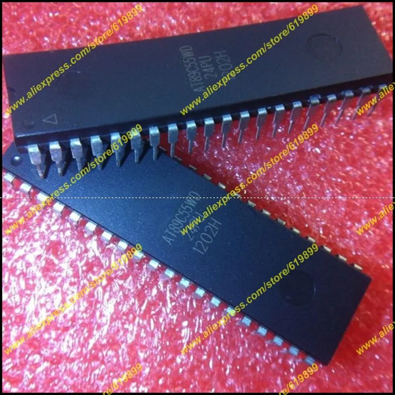 10 шт./лот AT89C55WD AT89C55WD-24PU Бесплатная доставка | Электронные компоненты и