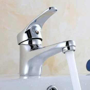 

Sink Faucet Chrome Bathroom Mixer Tap Single Lever Mixer Tap Basin Faucet Water Tap Bathroom Mixer Waterfall Faucets Taps Wash