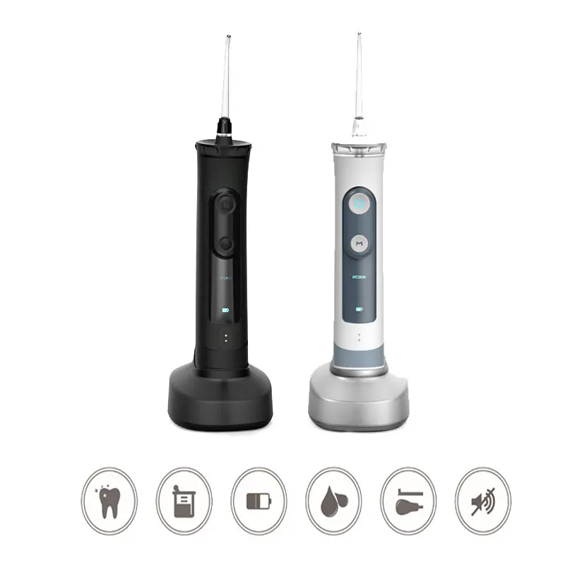 

Cordless Oral Irrigator Portable Dental Water Flosser Household And Travel Use Water Jet Floss Tooth Pick 1400Puls/Min 4 Modes