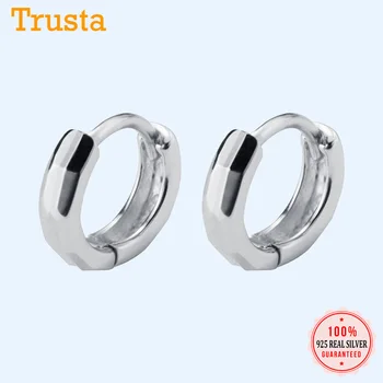 

Trusta Fashion 925 Sterling Silver Polyhedral Geometric Ear Cuff Clip On Earring for Women Girl Piercing Earing Jewelry DS2426