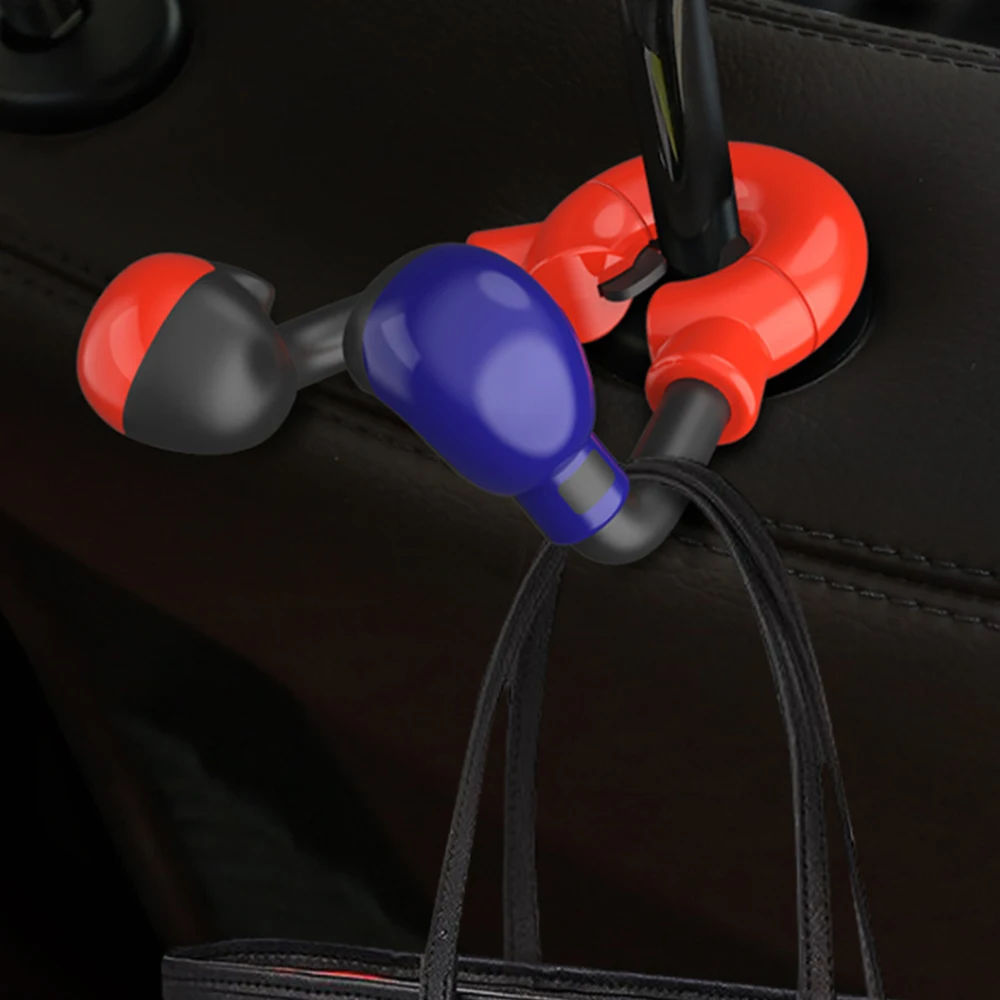 

Multi-function Car Boxing Hook Cartoon Creative Decoration Hanging Car Rear Seat Back Hidden Hook Auto Interior Accessories
