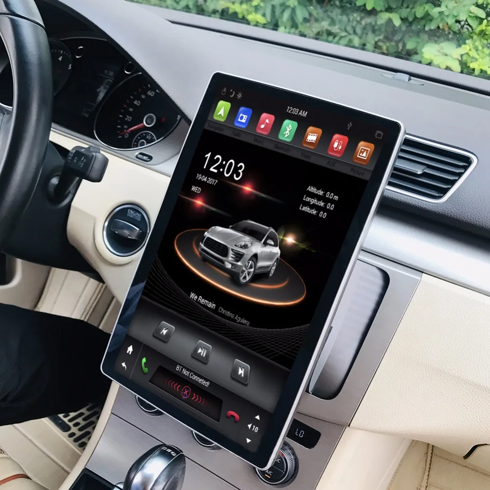 Ips вращающийся экран 6-Core PX6 HD 2 din 12," Android 9,0 универсальный автомобильный Радио dvd gps головное устройство Bluetooth wifi USB легкое подключение