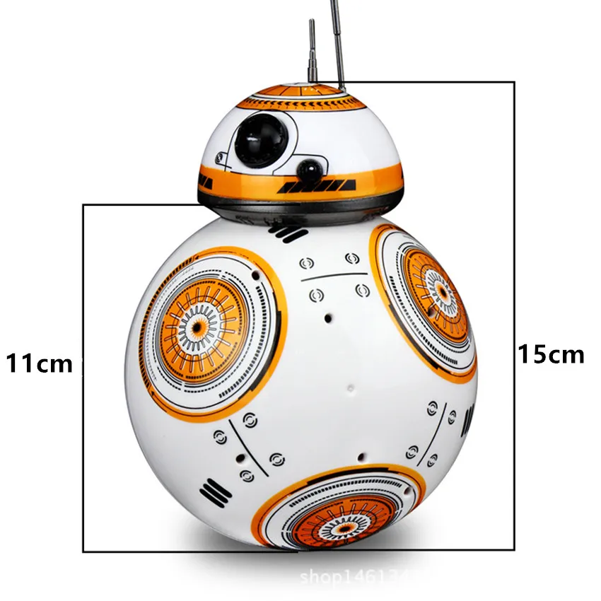 1pc Upgrade Rc Bb8 Robot With Sound And Dancing Action Figure Gift Toys 2.4g Remote Control Bb-8 Robot Intelligent Bb 8 Ball Toy