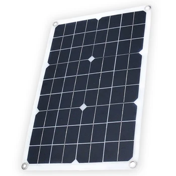 

Solar Panel with USB Port Monocrystalline Silicon Solar Cell for DIY Camping Waterproof Solar Panel Compatible