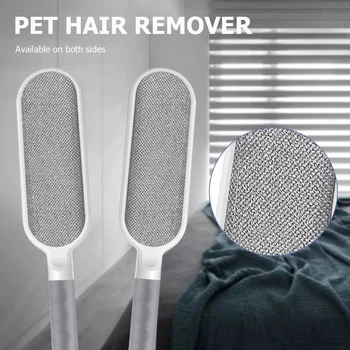

Practical Long Handle Double-side Pet Hair Removal Brush Cat Reusable Stretch Lint Cleaning Tool Lint Sticky Brush Pet Products