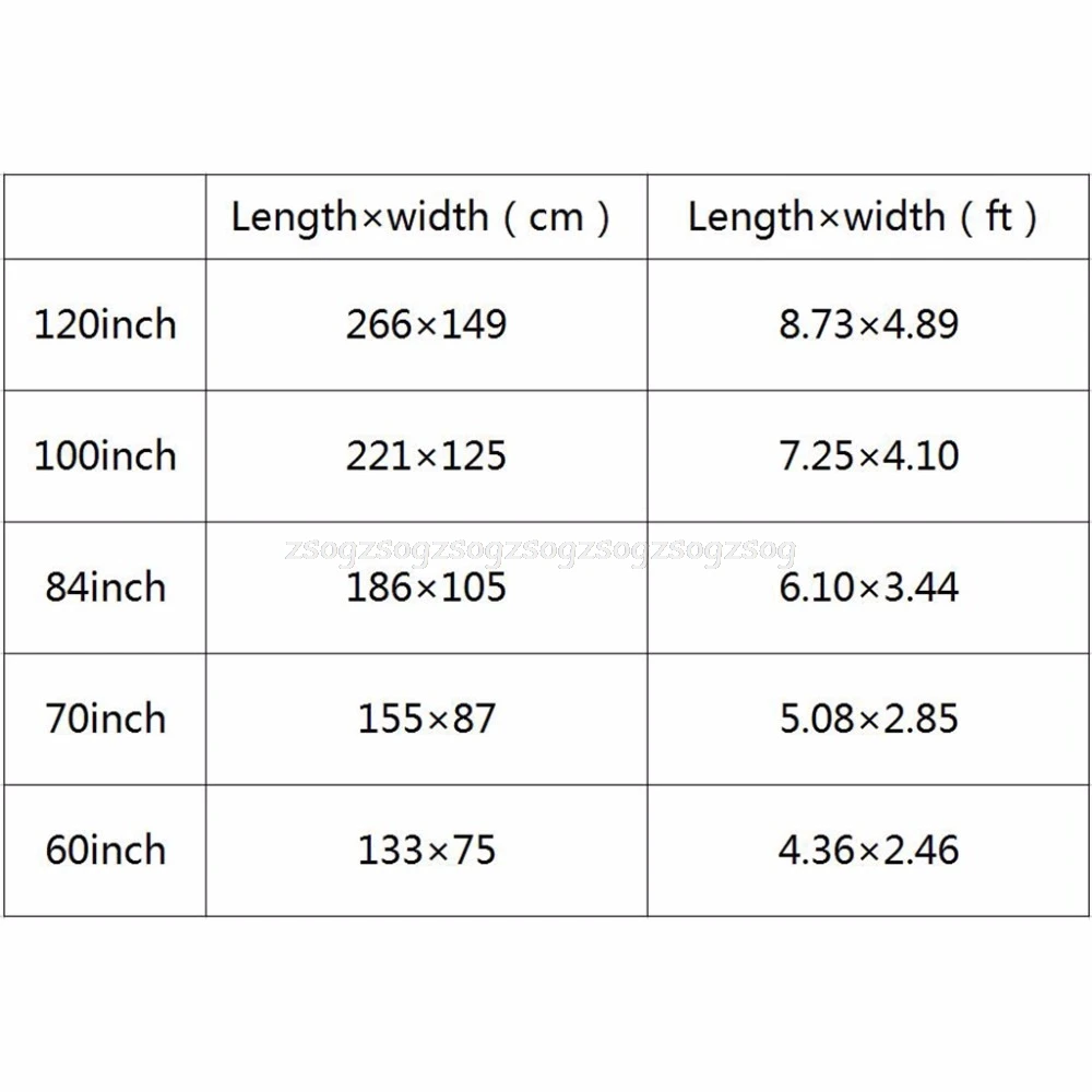 6" /70"/8" /100"/12" проектор экран 16:9 для домашнего кинотеатра Кино вечерние Jy23 19 Прямая поставка