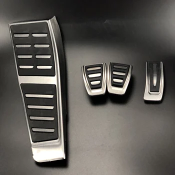 

RHD AT\MT Stainless Steel Car Fuel Brake Footrest Pedals for Audi A4 S4 B8 8K / A5 S5 8T / Q5 Suitable for right side driving