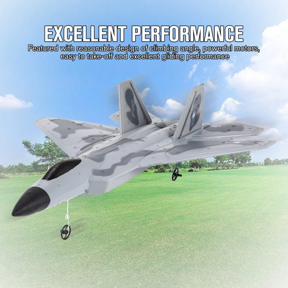 FX-822 F22 2.4GHz 290mm Wingspan EPP RC Fighter RC Airplane Battleplane RTF Remote Controller RC Quadcopter Aircraft Model