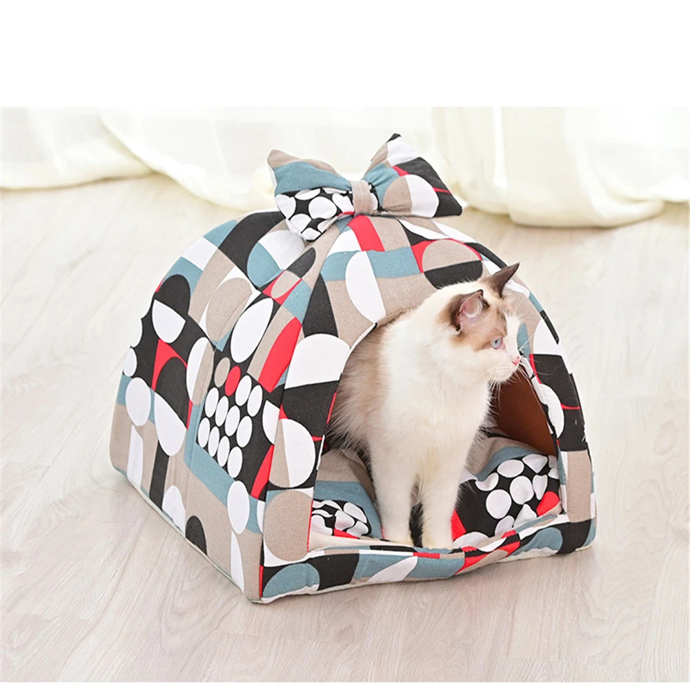 Cat nest four seasons universal removable closed dog kennel winter warm pet nest new Free Shipping