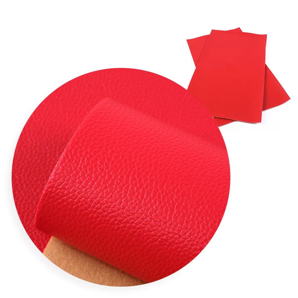 20*34cm Solid Color Litchi Grain Faux Leather Sheets,DIY Handmade Materials For Making Crafts,1Yc5603 - Цвет: 1076247002
