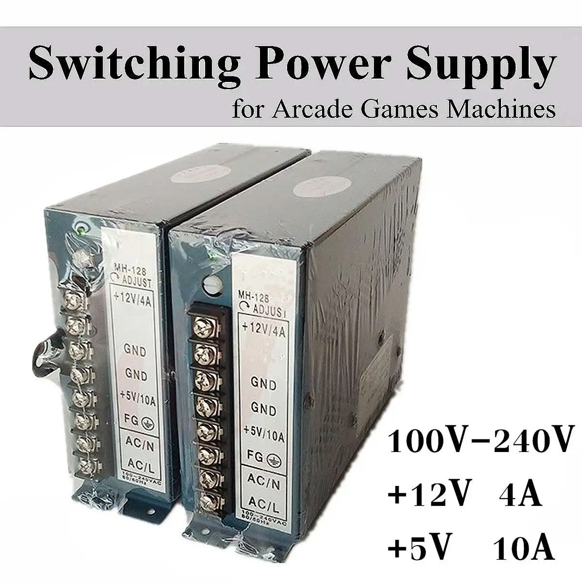 Вход 100 V-240 V выход 12V+ 5V 10A переключатель питания Jamma аркадный для Jamma мультикад кабинета