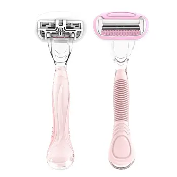 

2pcs Women Disposal Shaver 4 Layer Blades Flexible Razor Hair Shaving Removal X7YB