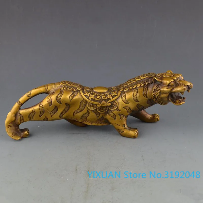

Tiger brass ornament, zodiac, tiger money, Tiger movie and TV props