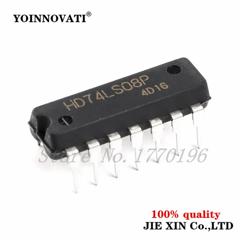 10 шт. 74LS08 HD74LSO8P HD74LS08P DIP-14 IC | Электронные компоненты и принадлежности