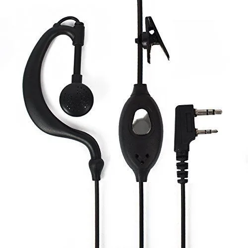 

Two Way Ham Radio Earpiece For BaoFeng UV5R Series Walkie Talkie Mic 2.5mm Stereo Single Noisy Environments #20