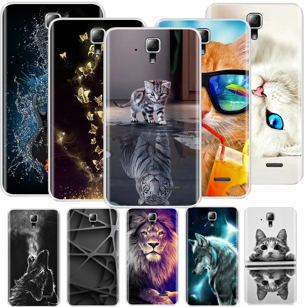Phone Case For Lenovo A536 Soft Silicone TPU Fashion Pattern Painting Back Cover |