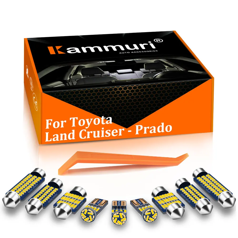 100% белый безотказный CAN-шина для Toyota Land Cruiser 80 100 200 Prado 120 150 FJ светодиодный