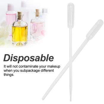 

Container 500pcs Disposable Plastic Transfer Pipettes Graduated Eye Dropper Makeup Packaging Tool Parfum
