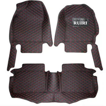 

Custom special car floor mats for Right Hand Drive Toyota Land Cruiser 200 5 seats 2020 waterproof carpets for LC200 2019-2007