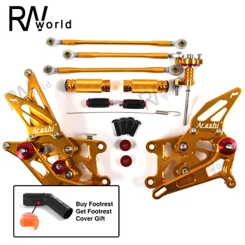 

For HONDA CBR600RR 2007-2008 Motorcycle CNC Adjustable Rear Sets Rearsets Foot Rest Pegs Pedal CBR 600RR CBR600-RR CBR600 RR New