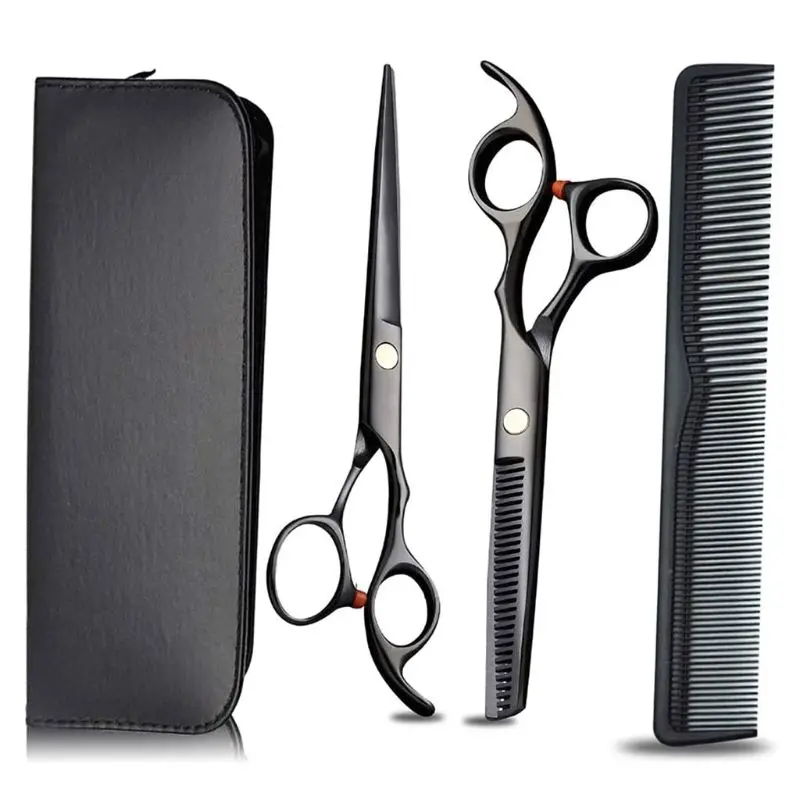 

4Pcs Set Hairdressing Scissors Set Stainless Steel Professional Barber Shear Kit X7YB