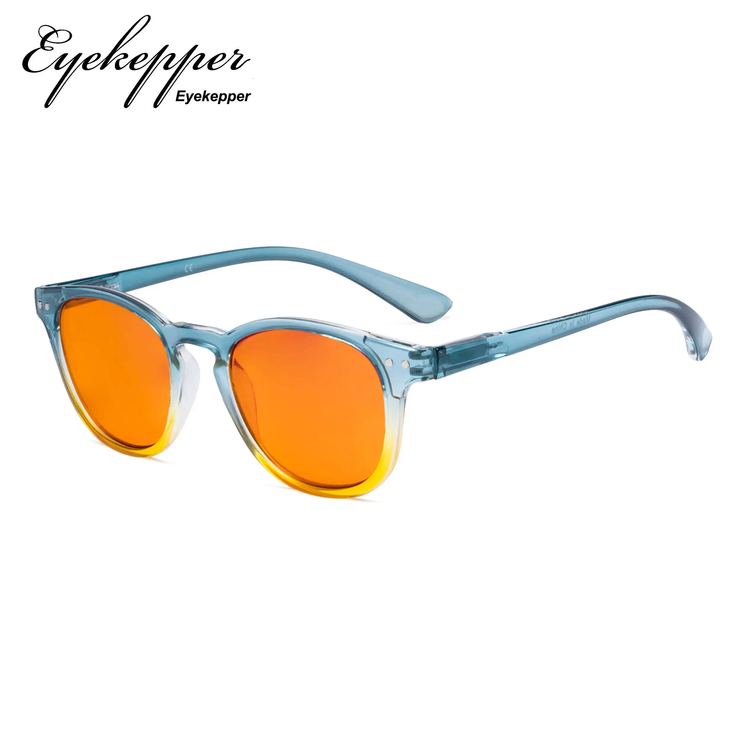 DS144 Eyekepper женские блокировки синий свет очки для чтения с оранжевым тонированные