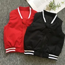 Chen Mom детская модная осенняя одежда для мужчин, красивая одежда для малышей универсальная тонкая хлопковая бейсбольная форма, жилет для детей от 1 до 3 лет