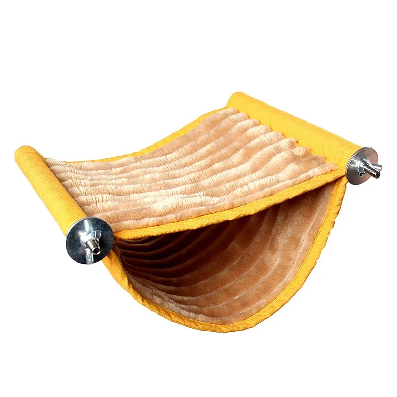 New Arrival Hamster Bed Soft Washable Fleece Fur Removable Cushion Warm Luxury Pet Basket