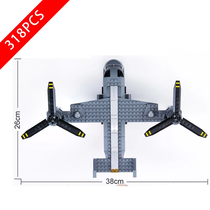 

New Military Series Toys Osprey Compatible Lepinzk Series Brick4 2113 Building Blocks Toys for Children Birthday Gift