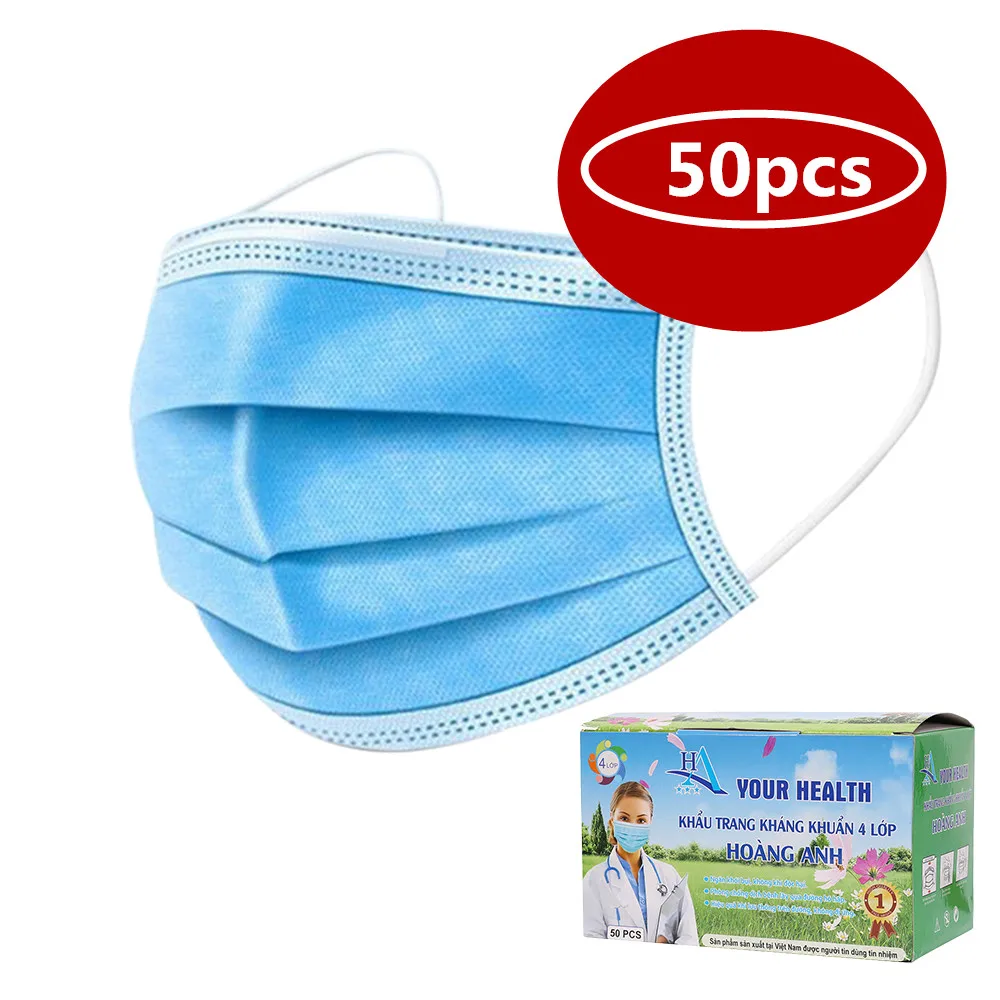 

4-layer Surgical Mask waterproof Medical Masks disposable mask Baby Adult Mouth Filter Medical Mask AliExpress Standard Shipping