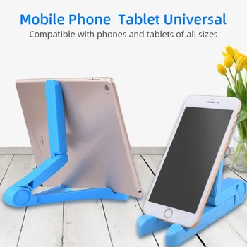 

Newly Universal Foldable Phone Tablet Holder Adjustable Desktop Mount Stand Tripod Stable for Phone Pad Kindle
