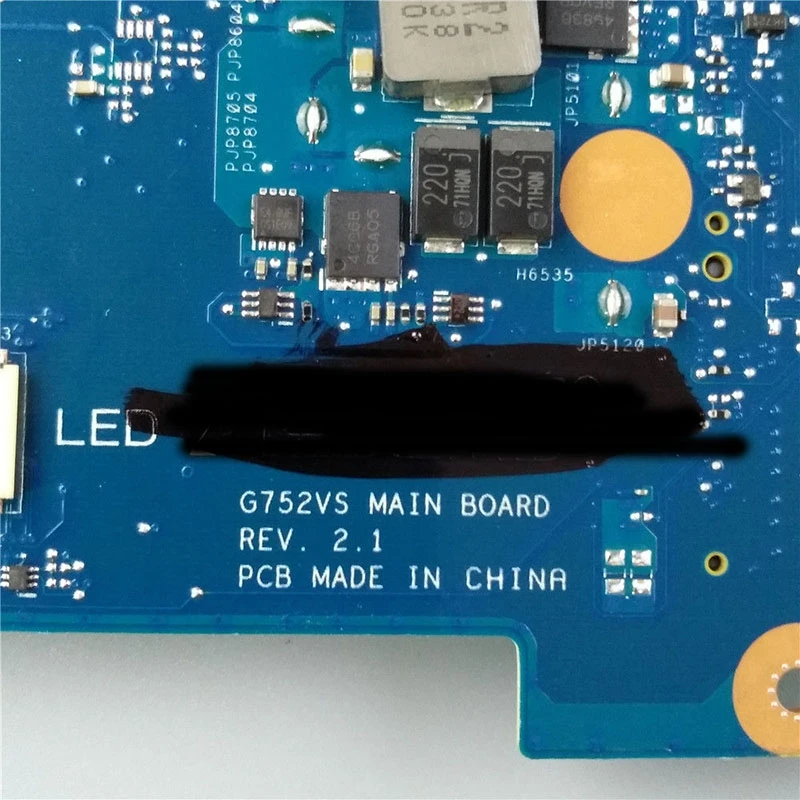  Akemy G752VSK Mianboard For ASUS G752VM G752VML G752VS G752VSK Motherboard 100% Work i7-7700HQ GTX 