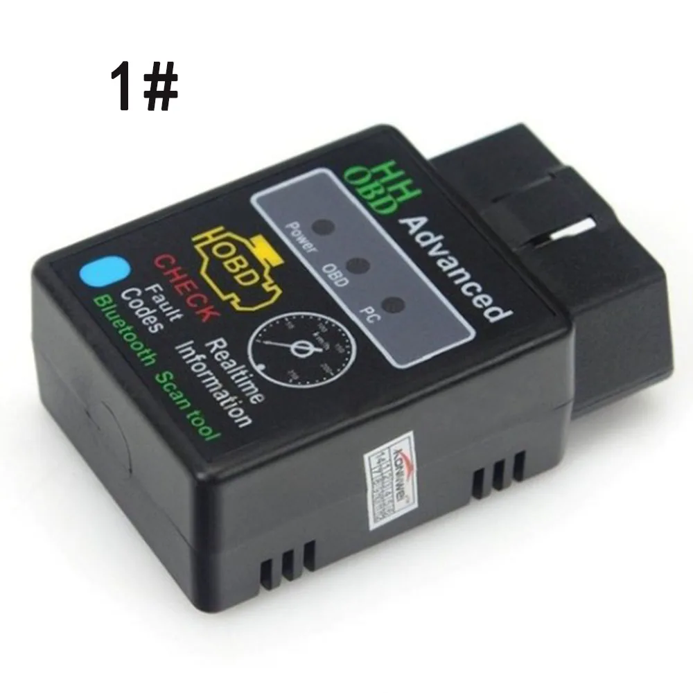 Bluetooth ELM327 HH V2.1 OBD2 автомобильный сканер для диагностики неисправностей Android Крутящий момент UK автомобильный инструмент для обнаружения неисправностей - Цвет: 1