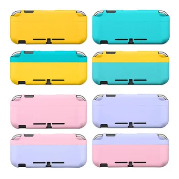 

Colorful Full Back Cover Shell For Nintendo Switch Lite Pure Colour Console Joy Con Controller Protective Film Sticker Skin Case