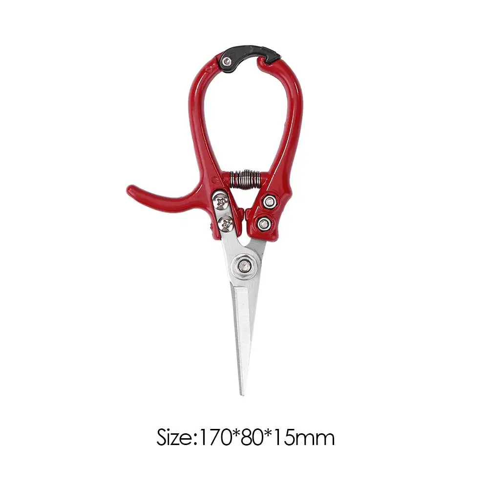 best long reach hedge trimmer Multi-function Garden Scissors with Safety Buckle Labor-saving Stainless Steel Spring Gardening Pruning Shear Plant Cutter gardening gloves ladies