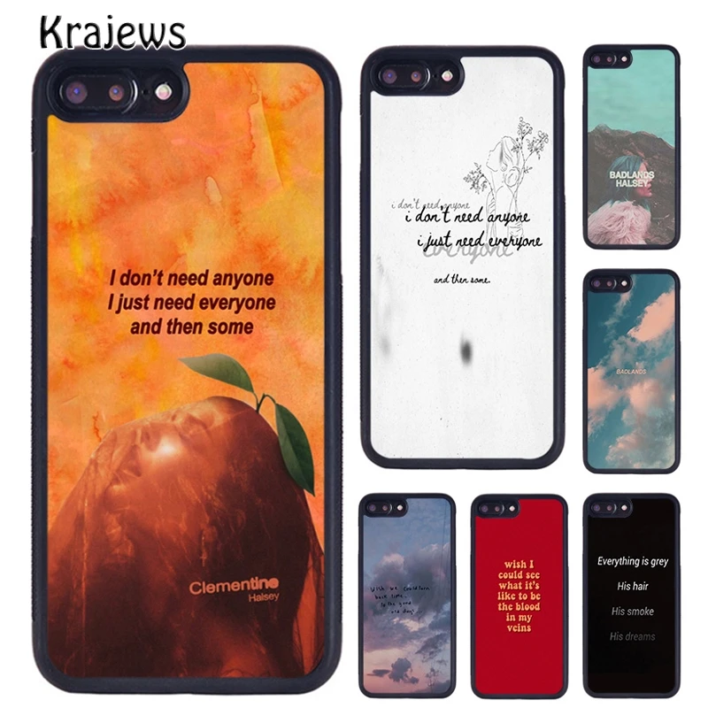 Krajeans Halsey Colors Texts Badlands Cover Per Telefono Per Iphone 15 14 Se 6 7 8 Plus Xs Xr 11 12 13 Pro Max Coque