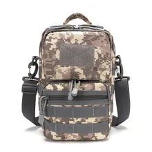 Армейская тактическая Сумка Molle для охоты, походов, небольшие сумки на плечо, водонепроницаемая армейская страйкбольная сумка, походные сумки через плечо