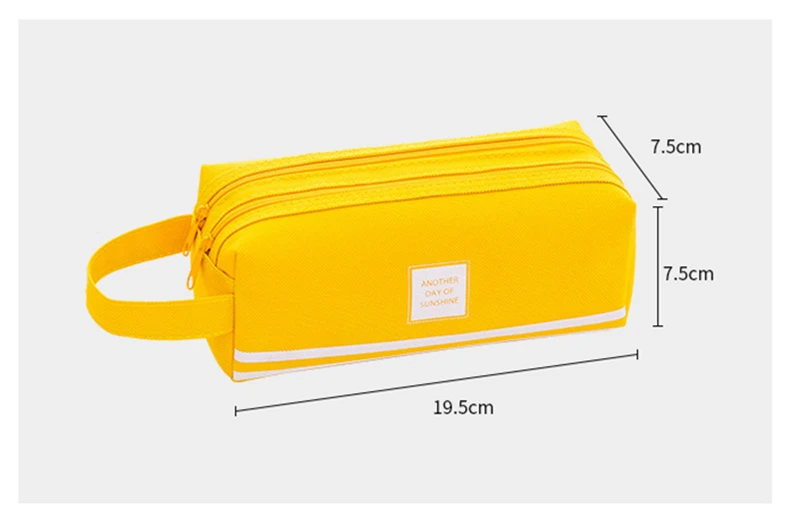 Креативный Чехол карандаш на молнии Kawaii PencilBags большая емкость коробка для ручек