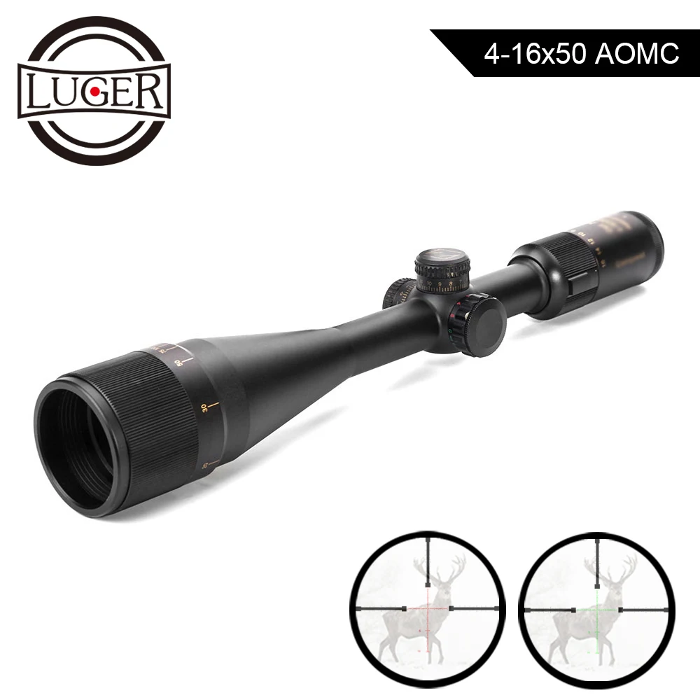 Оптический прицел LUGER Conquest 4 16x50 aомр зеленая красная точка блокировка наружной