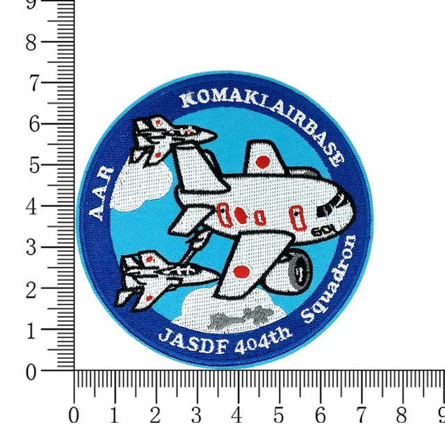 Вышитые нашивки для одежды KOMAKI AIRBASE JASDF 404TH SQUADRON аппликация полоса на одежде