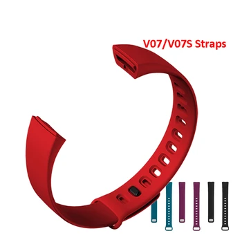 

V07S Smart Band Strap Replacement Bracelet Straps Fitness Tracker Heart Rate Wristband Silicone Belt For V07 Bluetooth